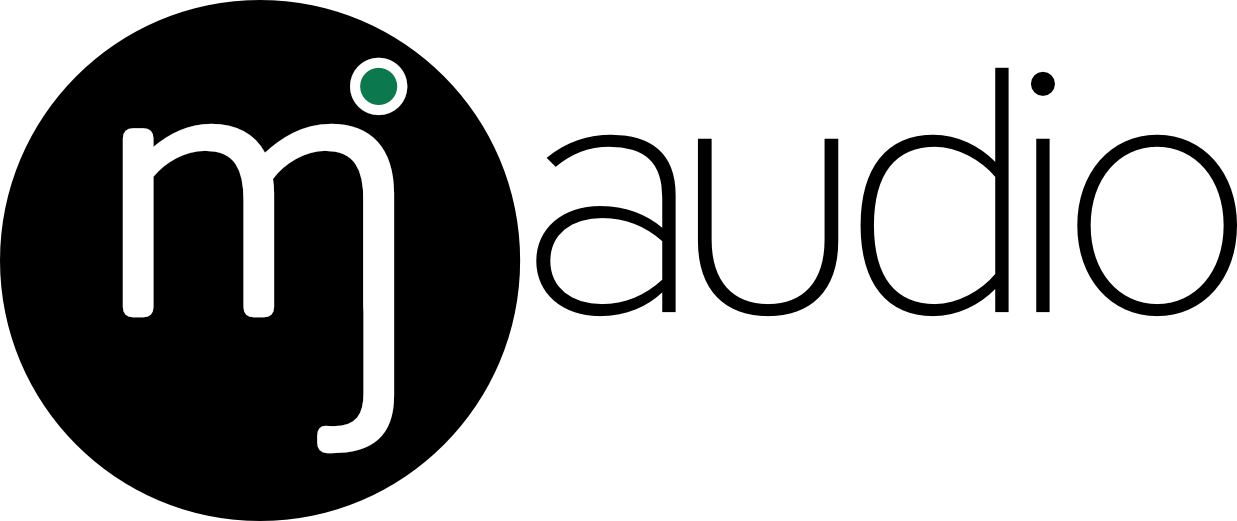 MJ Audio Logo - PA System Hire